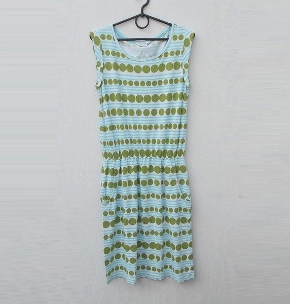 Women Boden Dress Green Cotton 36 / S / 44 #8F8N