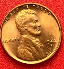 1942-D Lincoln Wheat Cent Penny GEM RED BU From an Original Bank Roll