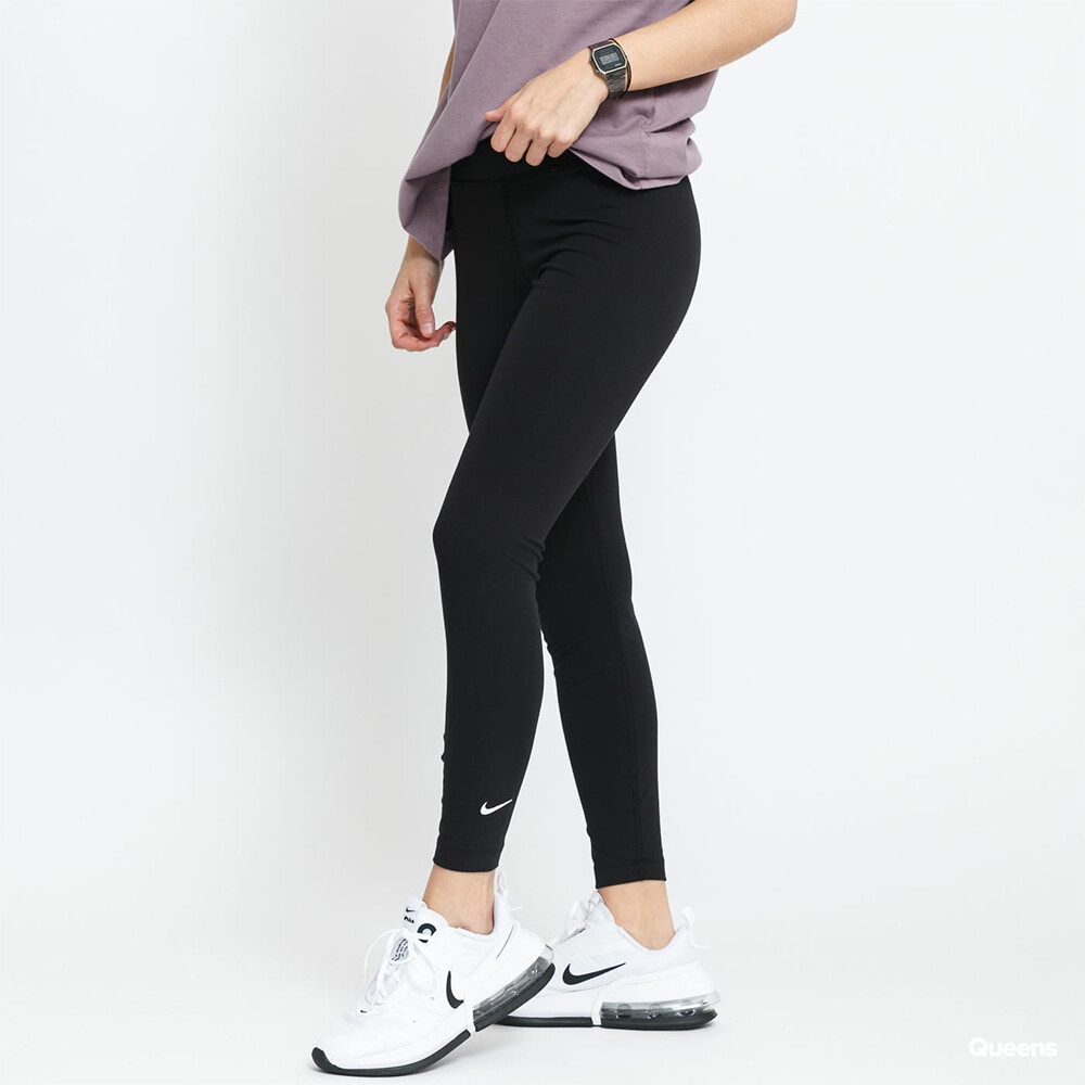 Nike Women's NSW Essential 7/8 Mid Rise Legging Black BNWT | eBay