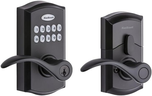 Kwikset 955 Keyless Keypad Türschloss, elektronischer Hebelriegel, 3 Zugangsmodi