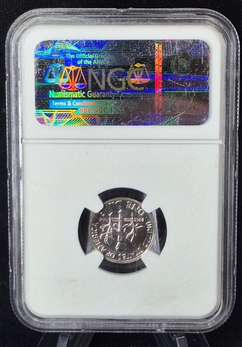 1957 Proof Roosevelt 90% Silver Dime 10C NGC PF66 Collectable Vintage Brown Case - Picture 2 of 4