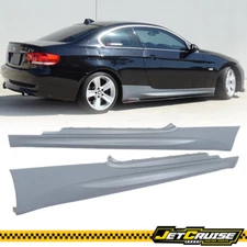 Fits 07-13 BMW E92 E93 3-Series Coupe M3 Style Side Skirts Extension Pair - PP