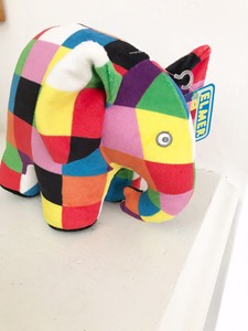 elmer the elephant soft toy