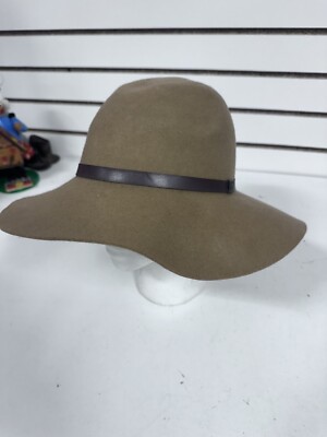 Vintage Eddie Bauer Beige Wool Wide Brim Sun Block Hat Adult  display picture 1