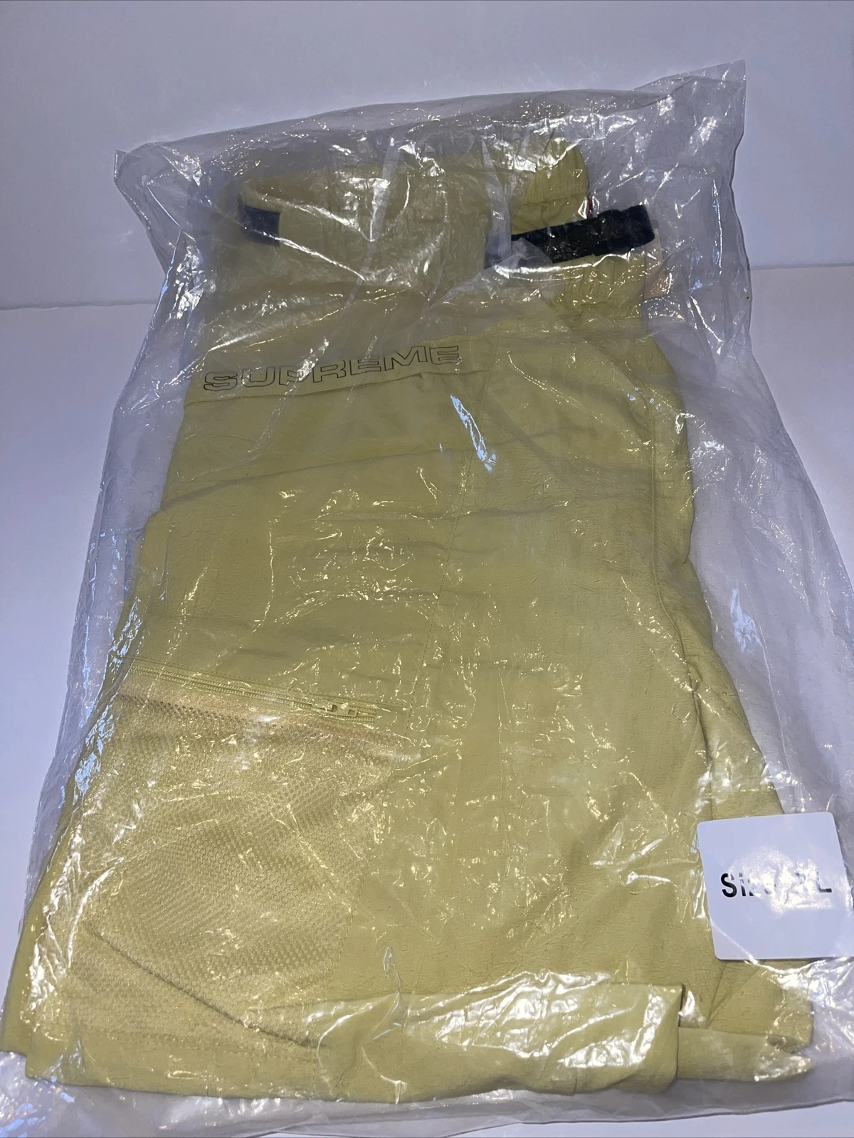 Pantalon à ceinture utilitaire Supreme homme XL jaune pâle SS20 ! ULTRA RARE !!! NEUF SCELLÉ !
