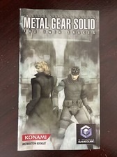Metal Gear Solid Twin Snakes Nintendo Gamecube Manual Only / No Case No Disc