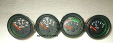 2 52mm Electrical Oil Pressure Bar Temperature Volt Fuel Gauge -black
