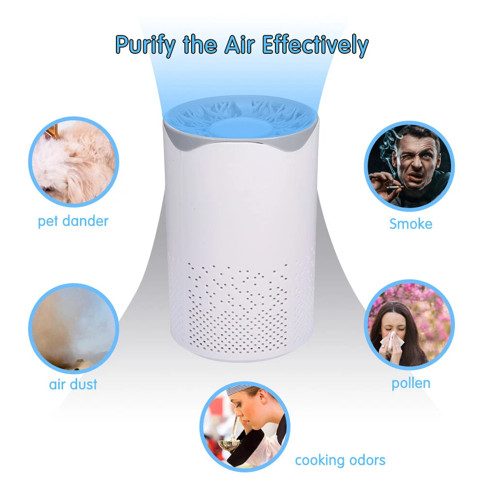 Air Purifier For Home With Filter Air Cleaner For Bedroom Remove Odor Smoke