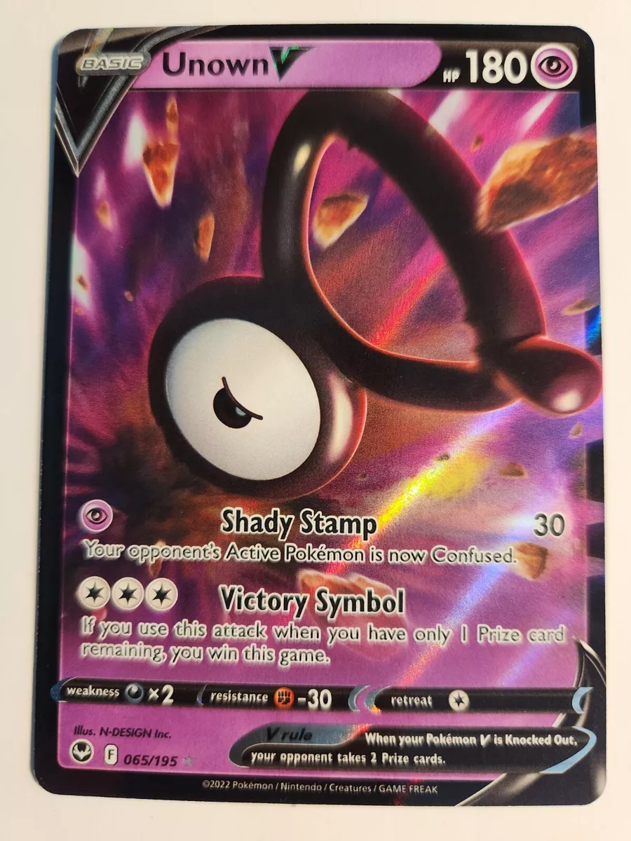 Unown V - 065/195 Ultra Rare - Silver Tempest – JAB Games13