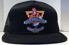 De colección AP Parts Marketing Cuatro Ruedas Fiebre Negro Sombrero Snapback Gorra Polaris Honda