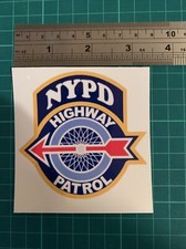 NYPD highway patrol badge/ Sticker