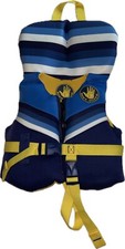 Body Glove Infant Boy Evoprene PFD, Life Jacket and Vest Male, Blue Yellow NWOT