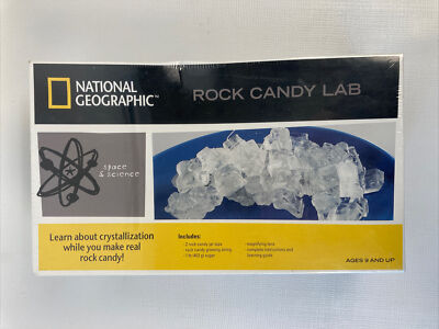 New National Geographic Rock Candy Lab Children's Science Kit Education