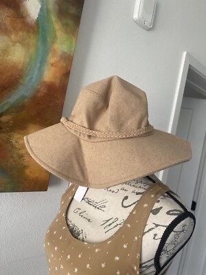 ASN The Harper Floppy Felt Hat Beige Oatmeal NEW | eBay display picture 1