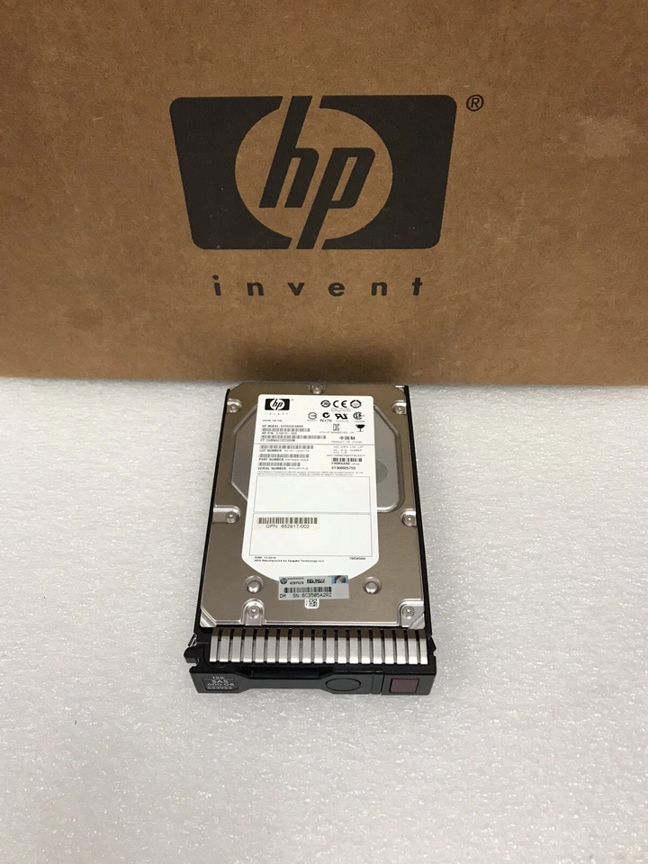 HP EF0600FARNA 600GB 15K 3.5" 6G SAS DUAL PORT SC HARD DRIVE G8 G9 516810-003 - Image 2 of 4