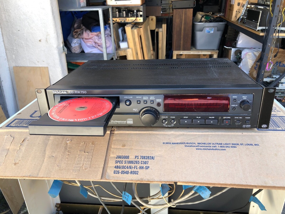 TASCAM CD-RW750 PROFESSIONAL CD REWRITABLE RECORDER | eBay