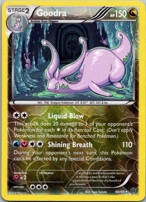 Pokemon XY Ancient Origins Goodra Reverse Holo 60/98