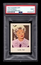 PSA 9 LUCILLE BALL 1963 Namnbilder Card THE HIGHEST EVER GRADED 1/1