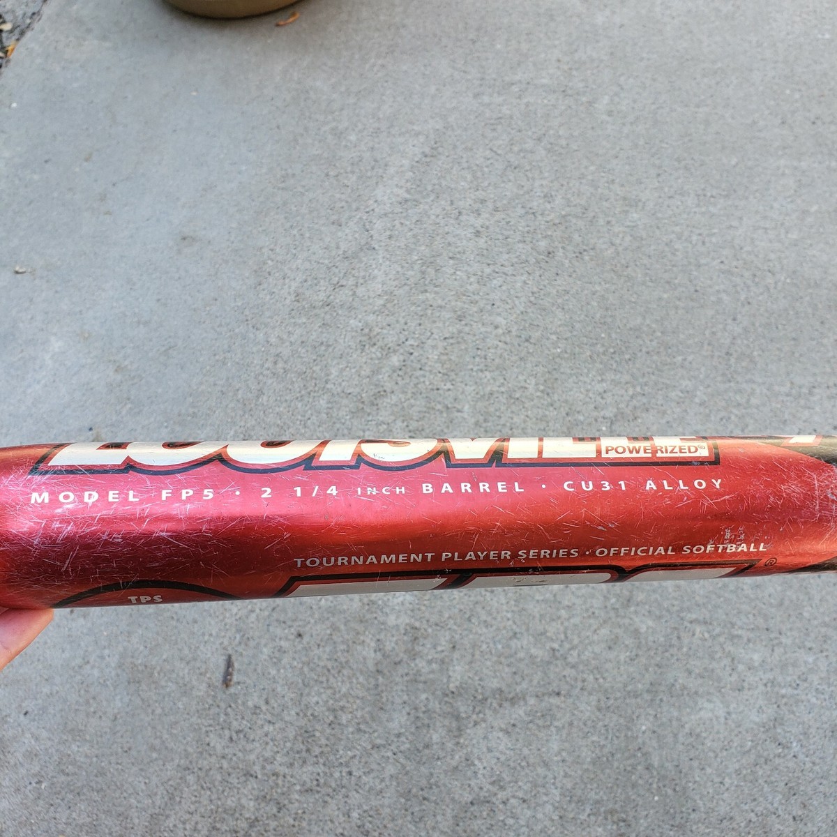 Louisville Slugger TPS Pro Cup CU31 FP5 Softball Bat 2 1/4