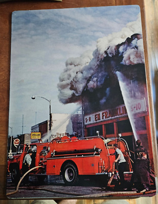 Fire Fighting Engine Society for Visual Education 1965 photo Mount Prospect IL