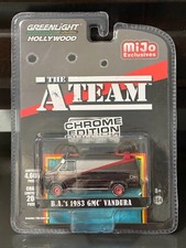 1/64 DIECAST GREENLIGHT HOLLYWOOD MIJO EXCLUSIVE THE A-TEAM BA'S 1983 GMC CHROME