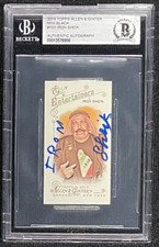 IRON SHEIK SIGNED 2014 WWE TOPPS ALLEN & GINTER MINI BECKETT AUTHENTICATED 956
