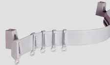 White Alu Curtain Track Bendable for all Windows - Upto 600cm - FREE FAST POST