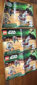 Lego Star Wars 75000 Clone Troopers Set of Four Collectible Toys