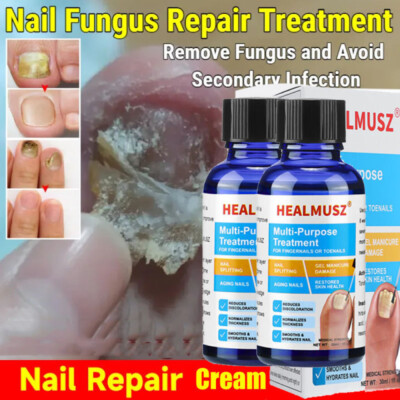 2X HEALMUSZ Antibacterial Fungal Nail Treatment Nail Repair Essential Oil Serum