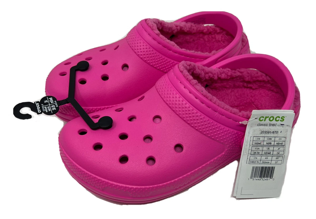 Crocs Classic Lined Clog Ballerina Pink/Oatmeal