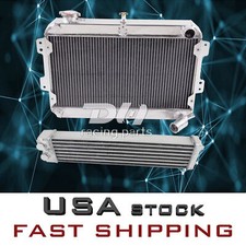 Fit 1979-1985 Mazda Rx-7 Rx7 Safb S1 S2 S3 12a 13b Alu 3row Radiatoroil Cooler Fit 1979-1985 Mazda Rx-7 Rx7 Safb S1 S2 S3 12a 13b Alu 3row Radiatoroil Cooler