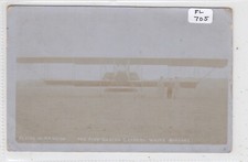 AVIATION Flying at Hendon - The Five Seater Grahame White Biplane on Ground RP