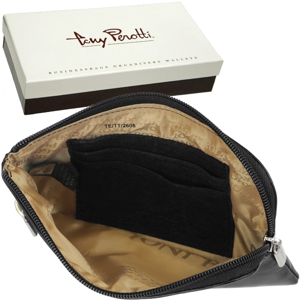TONY PEROTTI AUTO Schlüssel Etui Tasche, Außen Karabiner