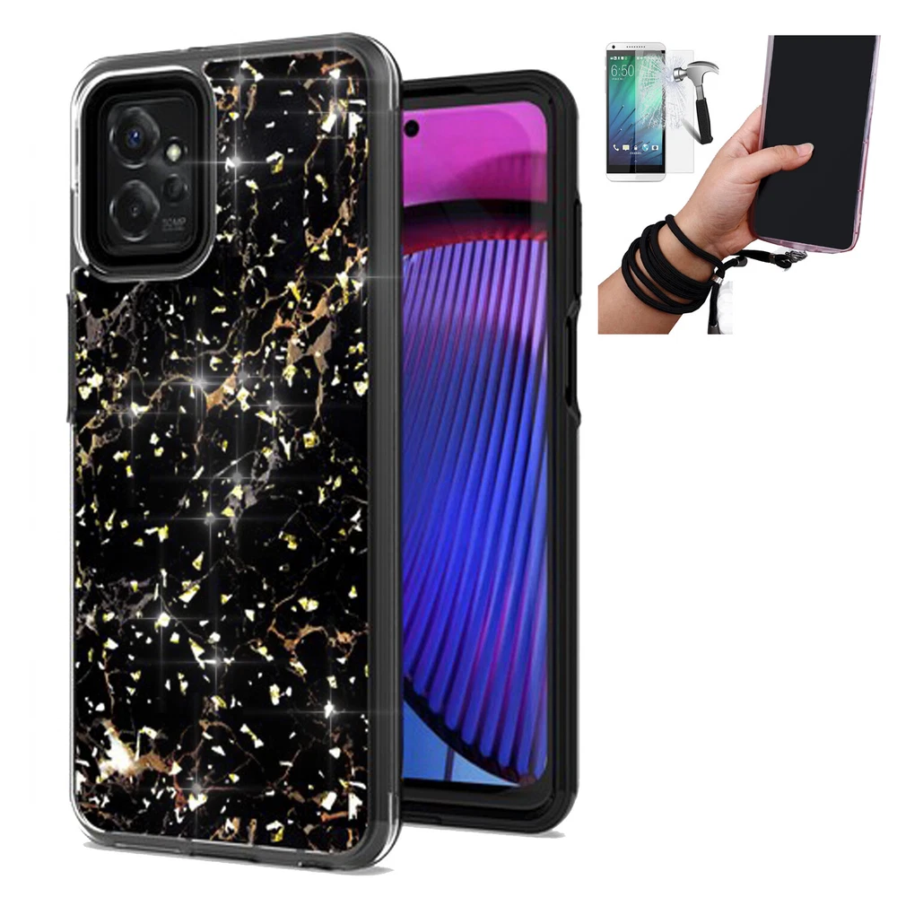Phone Case for Motorola Moto G Power 2023 (XT2311) Hybrid Glitter