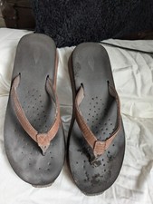 VOLATILE platform flip flop sandal bronze - embossed - women's 10