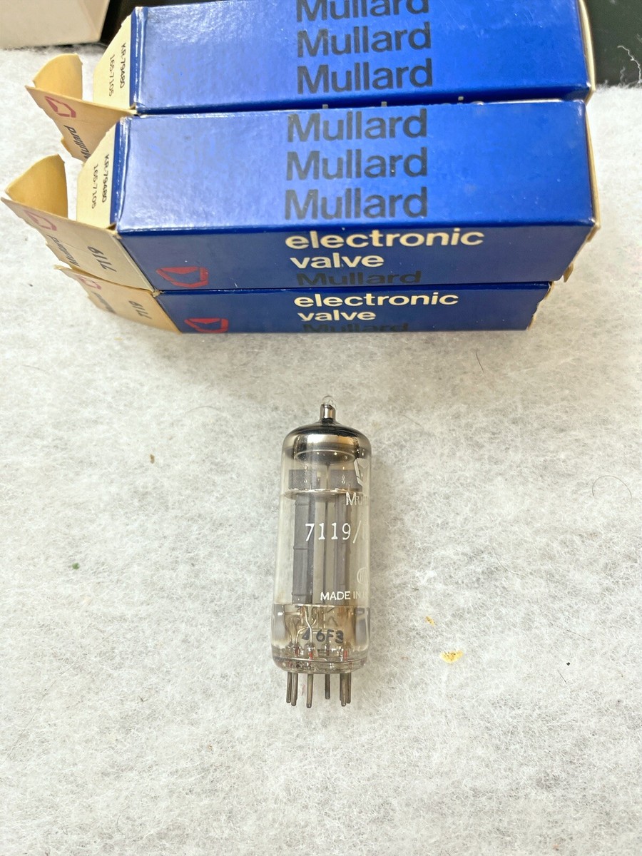 Mullard E182CC 7119 5687 O Getter Excellent Testing Values Matched
