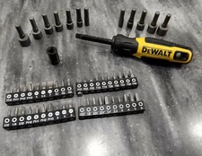 DEWALT Screwdriver Nut Driver Bit Set SAE Metric Hex Philips Torx 58-Piece NEW