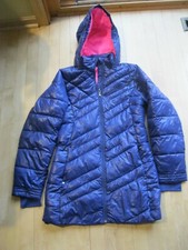 Spyder Boundless Thermaweb Insulated Long Quilted Puffer Jacket Purple Girl XL