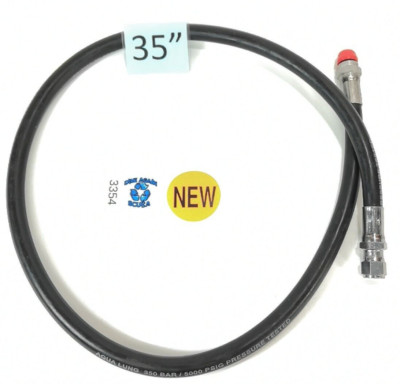 NEW 35'' Aqua Lung High Pressure HP Hose Scuba Dive Computer SPG 5000 PSI   #3354