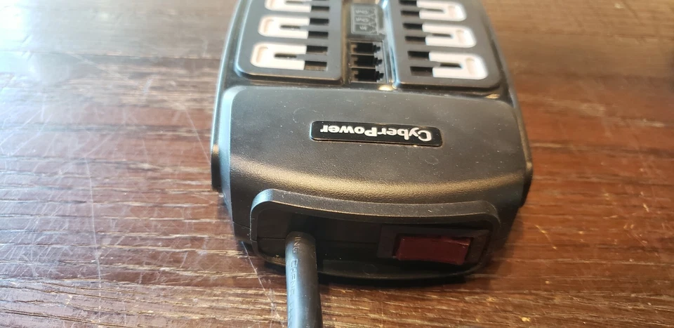 CYBERPOWER SYSTEMS P1008T USA CSP1008T CSP1008T SURGE PROTECTOR 10OUT TESTED - Image 4 of 4