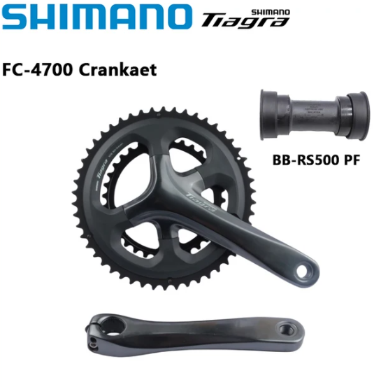 New SHIMANO TIAGRA FC-4700 2x10 Speed Crankset 170MM/172.5MM New SHIMANO TIAGRA FC-4700 2x10 Speed Crankset 170MM/172.5MM