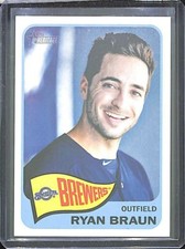 2014 Topps Heritage Grey Back #467 Ryan Braun 