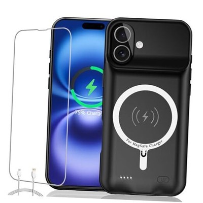 Battery Case Upgraded 10000mAh Ultra-Slim Rechargeable Portable iPhone 16