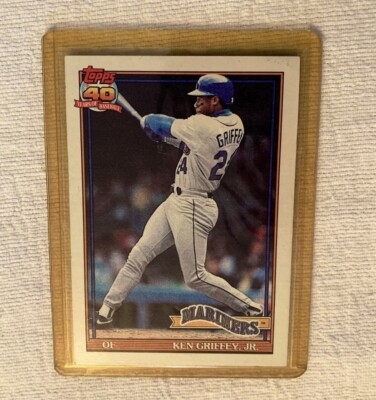 1991 Topps 40 Years of Baseball Ken Griffey Jr Mariners #790