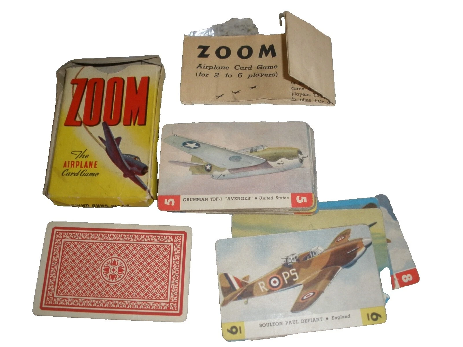 1941 Year Vintage Card Games
