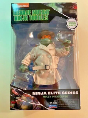 TMNT Ninja Elite Series  MIKEY IN DISGUISE Action Figure + Accessories