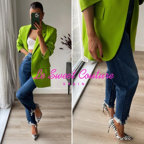 ZARA WOMAN NWT SS22 Z1975 RIPPED HEM MOM FIT JEANS ALL SIZES 5862/052 | eBay
