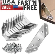 Lot Angle Corner Bracket Corner Brace Triangular Corner Connector For Furniture