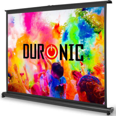 Duronic DPS40 4:3 Leinwand | 40 Zoll Mobile Beamerleinwand in Tragetasche mit 81