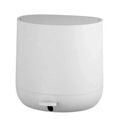 BEAUTIFUL LIVING Collection Pedal Bin Pomino White 4.5L Cosmetic Bin Bathroom